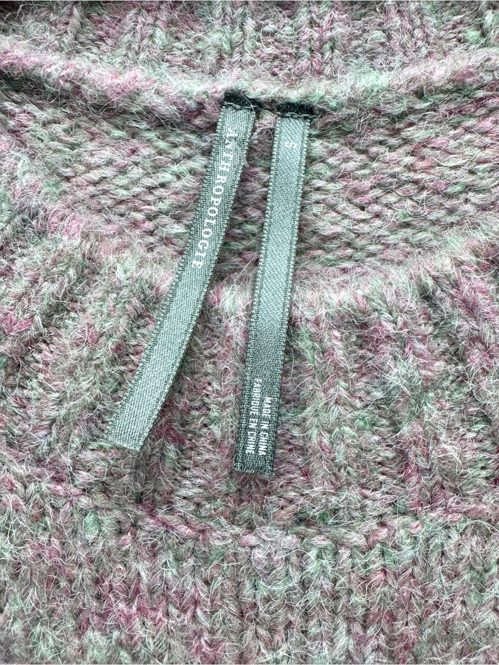 Anthropologie Twofer Sweater Slip Midi Dress Long Sleeve Pink Burgundy Small NWT - Picture 7 of 12